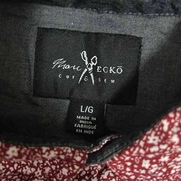 Y2K Marc Ecko Patterned Button Down - Picture 2 of 4
